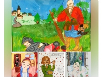 Выставка детских художественных работ «Мистика в творчестве Гоголя»